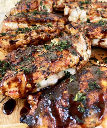 Stuffed Grilled Chicken Caprese