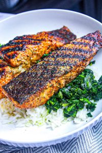 Herb Butter Grilled Salmon