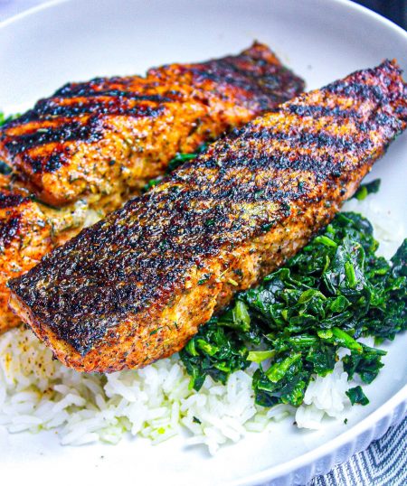 Herb Butter Grilled Salmon