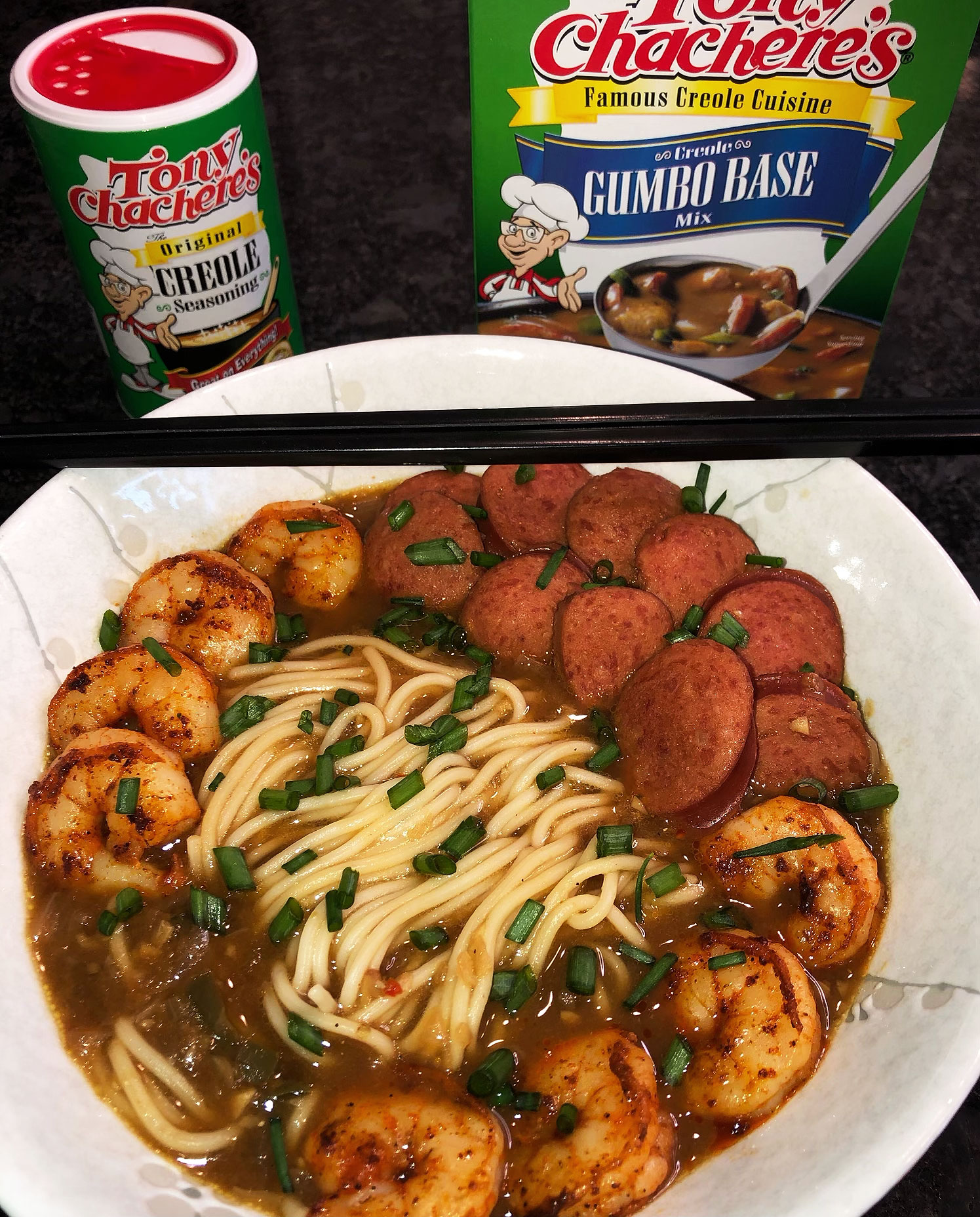 Gumbo Flavored Noodle Bowl