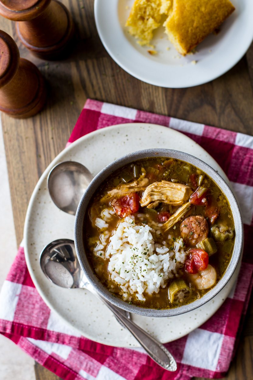 Easy Slow Cooker Gumbo