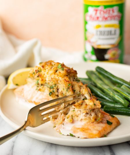 Cajun Crab-Stuffed Salmon