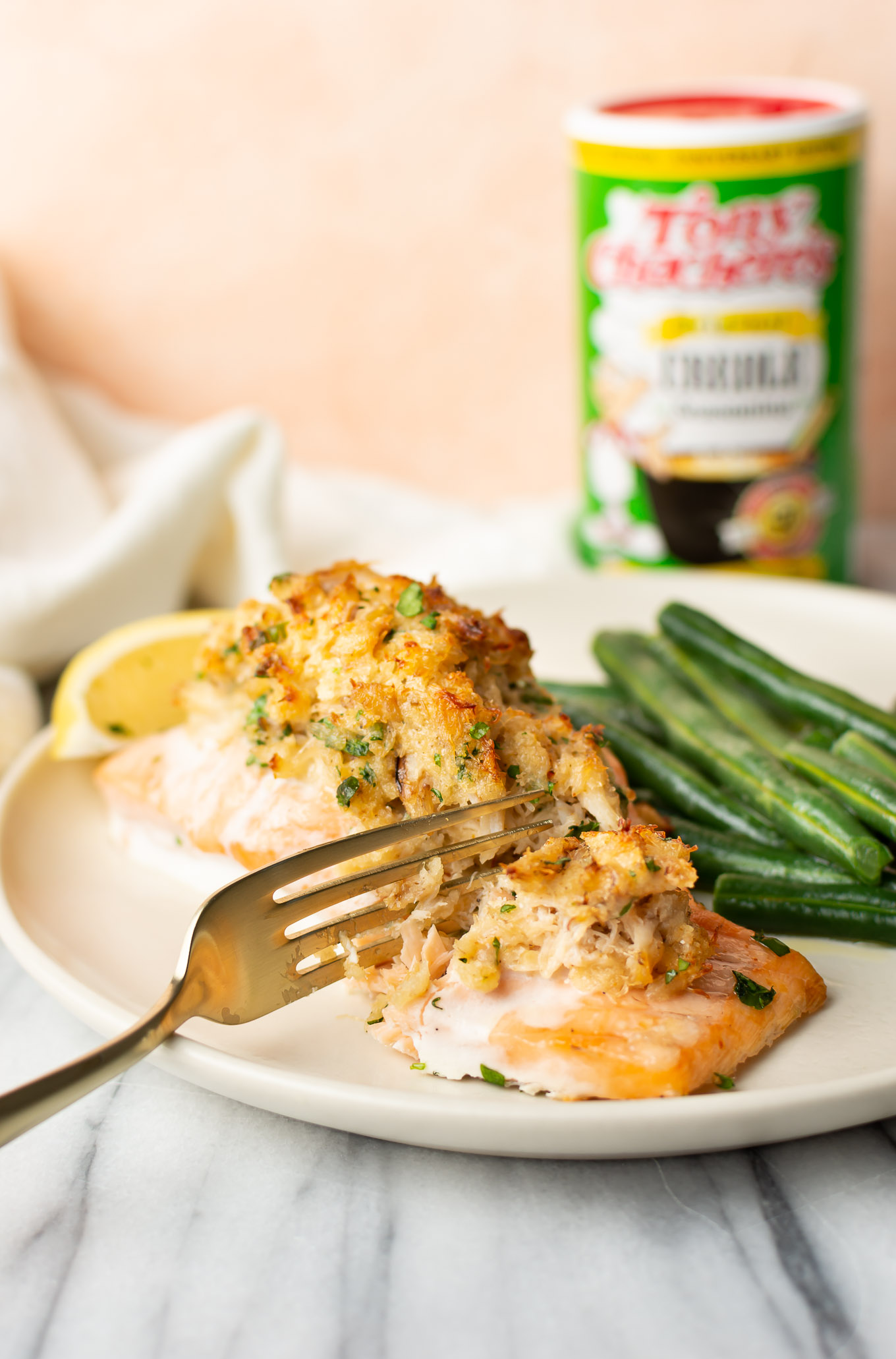 Cajun Crab-Stuffed Salmon