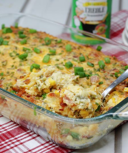 Jalapeño Bacon Cheddar Sweet Corn Spoonbread - Tony Chachere's