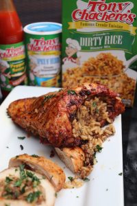 Dirty Rice Stuffed Turkey