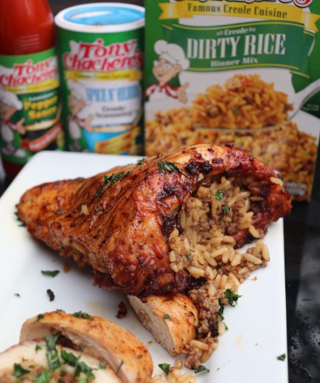 Dirty Rice Stuffed Turkey