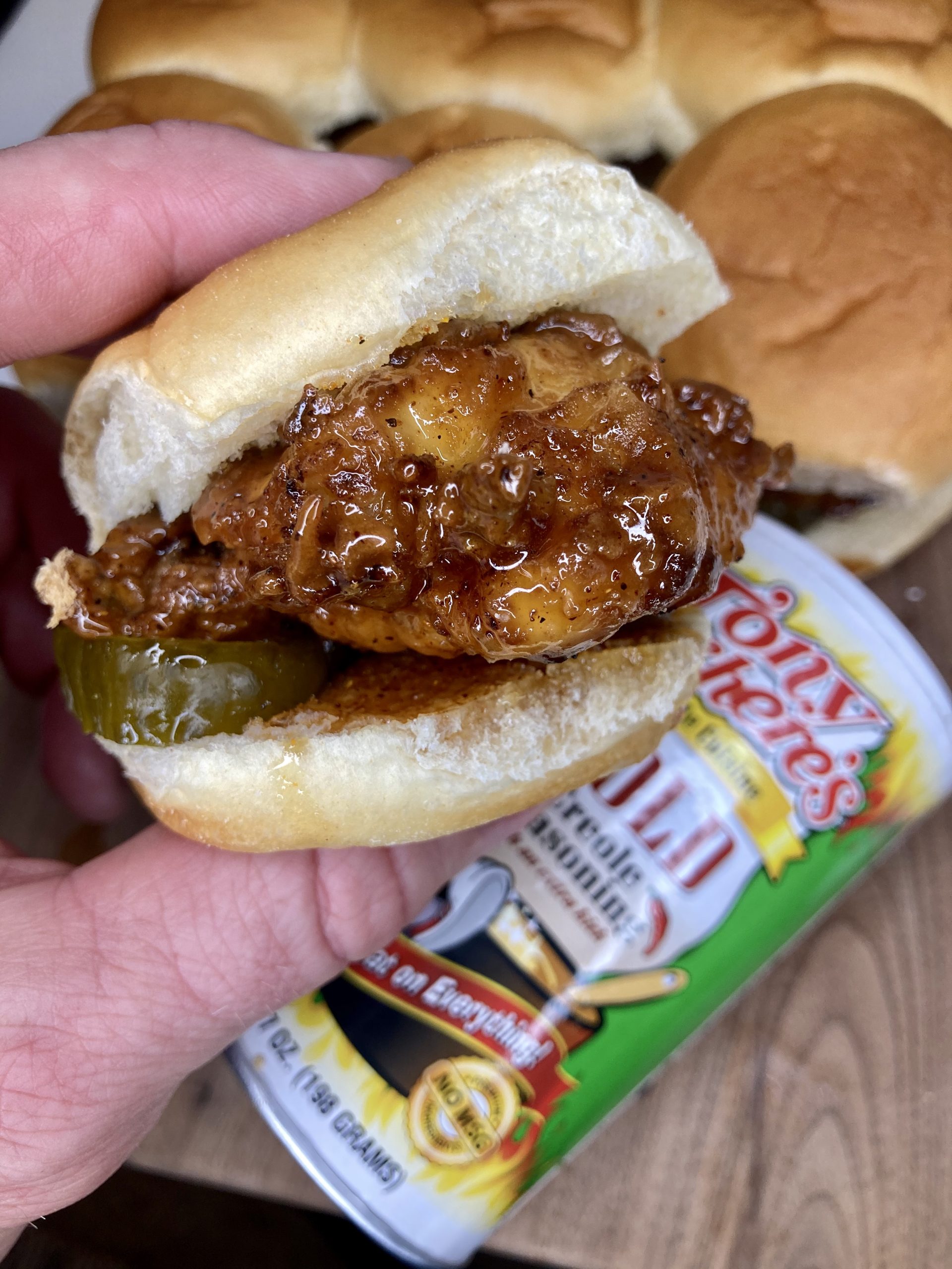 Hot Honey Chicken Sliders