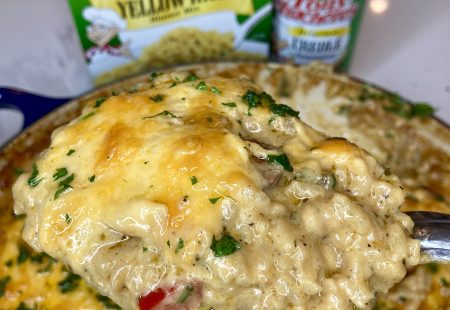 Cheesy Chicken and Rice Casserole
