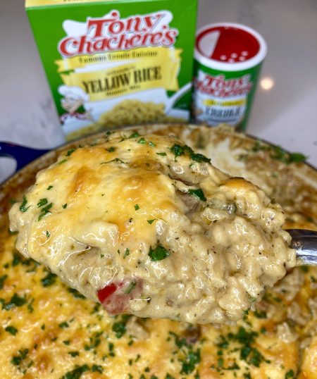 Cheesy Chicken and Rice Casserole