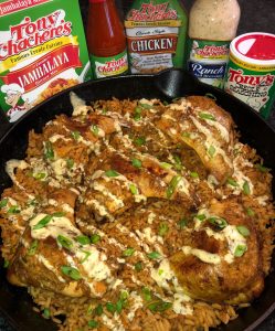 Jambalaya Stuffed Chicken Wings