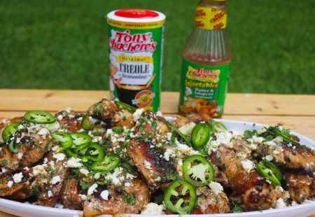 Creole-Elote Style Party Wings
