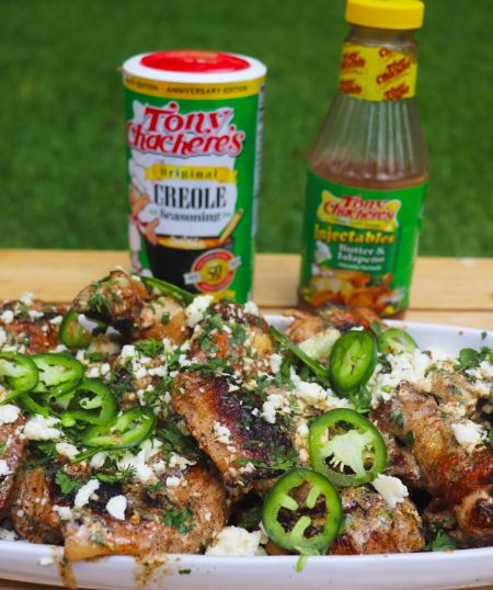 Creole-Elote Style Party Wings