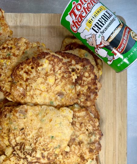 Sweet & Spicy Corn Fritters