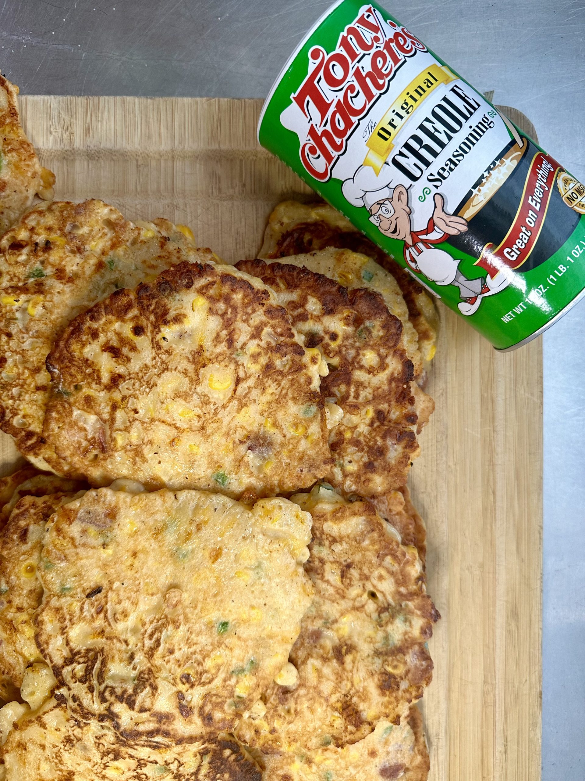 Sweet & Spicy Corn Fritters