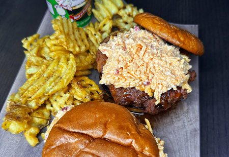 Pimento Cheese Cajun Chicken Sandwich