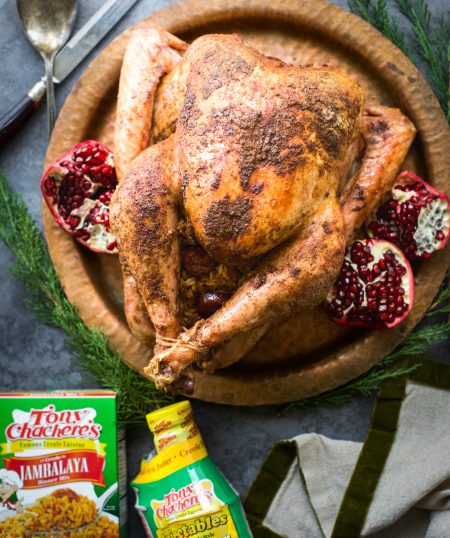 Cajun Jambalaya Stuffed Roasted Turkey