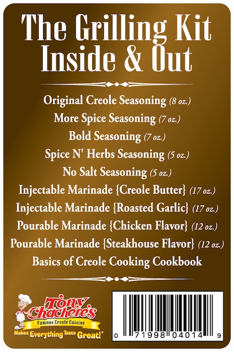 Grilling kit label