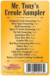 Creole sampler label