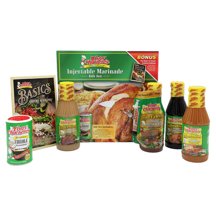 Tony Chachere Injectable Marinades with Injector, Roasted Garlic