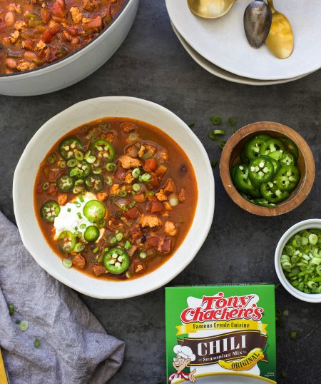 Cajun Chicken and Andouille Chili