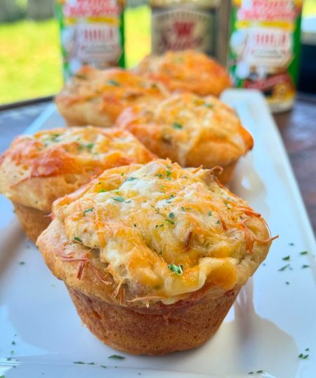 Cajun Chicken Bacon Ranch Puffs