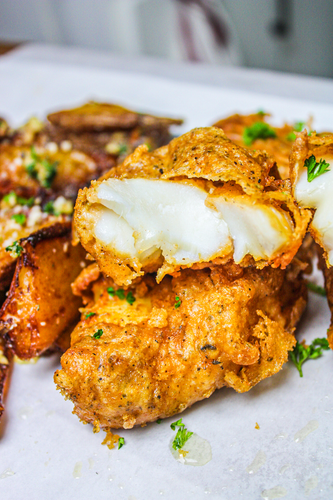 Cajun Tempura Fish & Chips