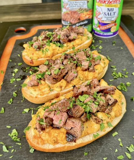 Cajun Crab Stuffed Steak Bread