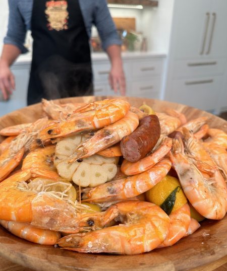 Shrimp Boil with Mr. Gary’s Dippin’ Sauce