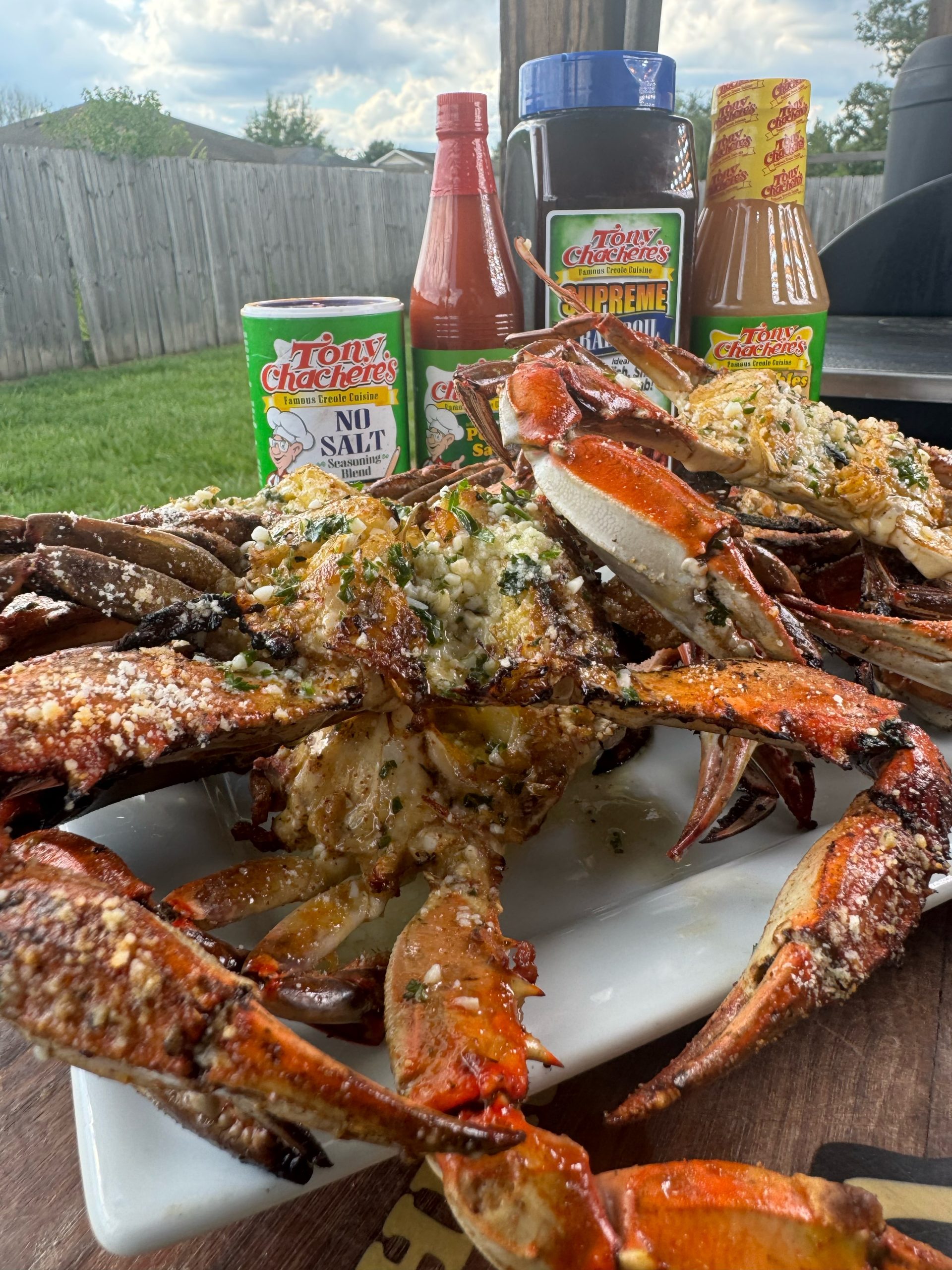 Tony’s Flame Kissed Crabs