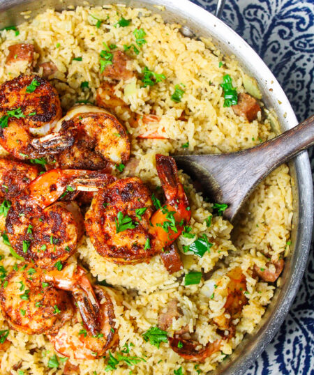 Shrimp and Rice Skillet