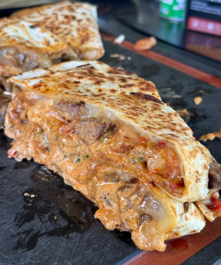 Steak and Shrimp Quesadilla