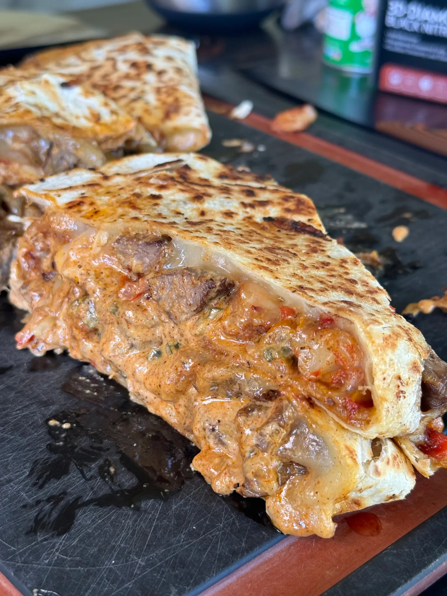 Steak and Shrimp Quesadilla