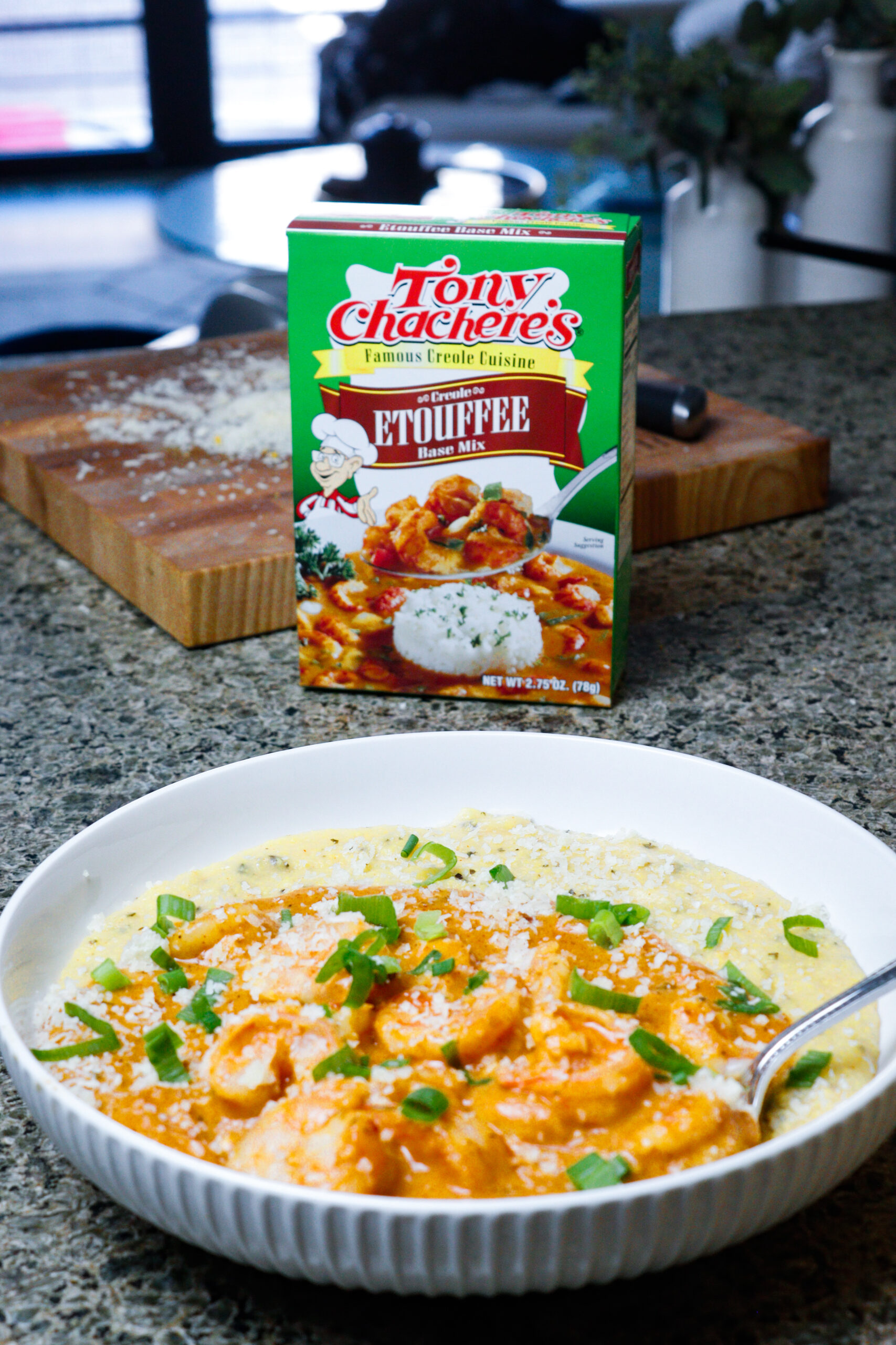Shrimp and Polenta