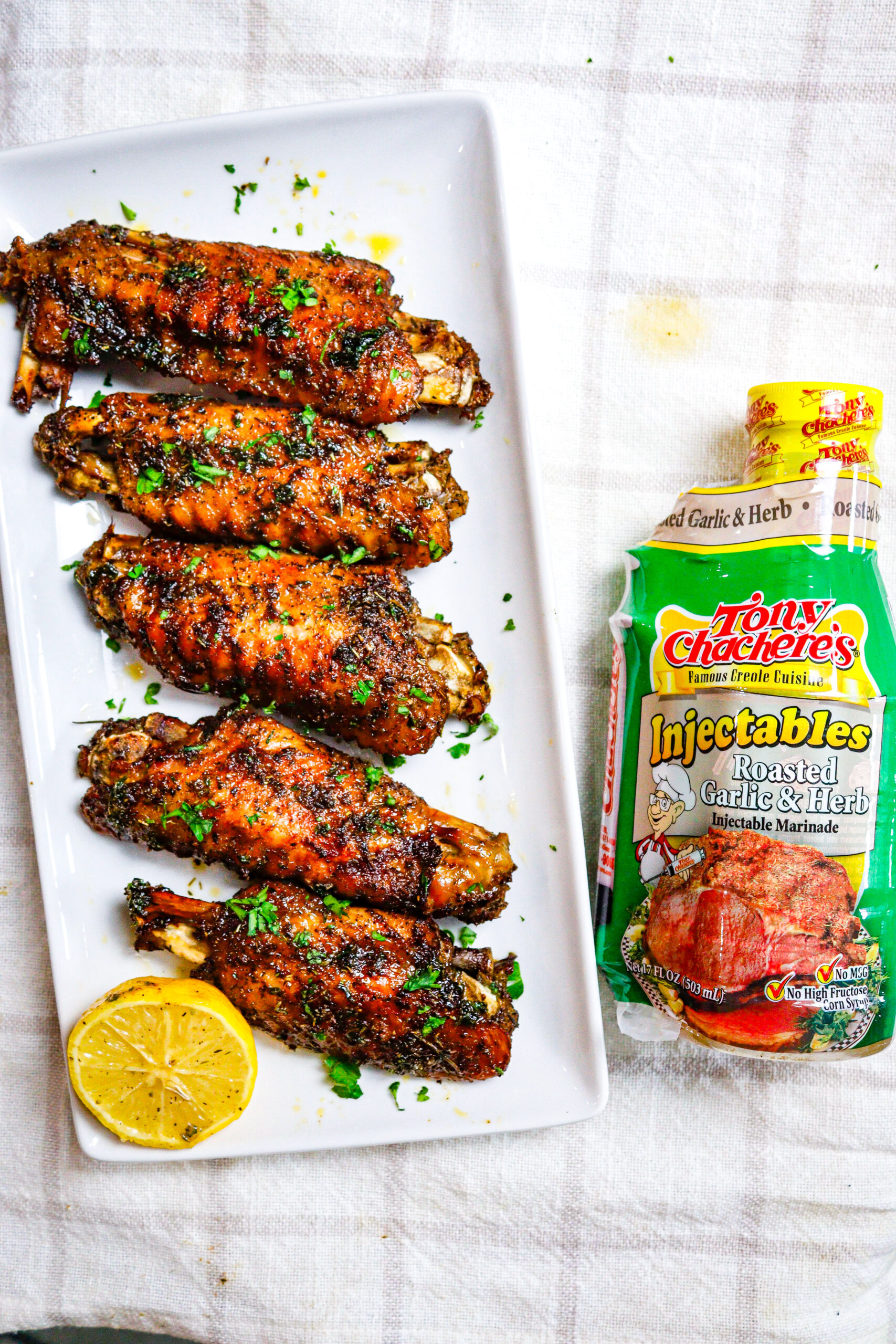 Garlic and Herb Turkey Wings