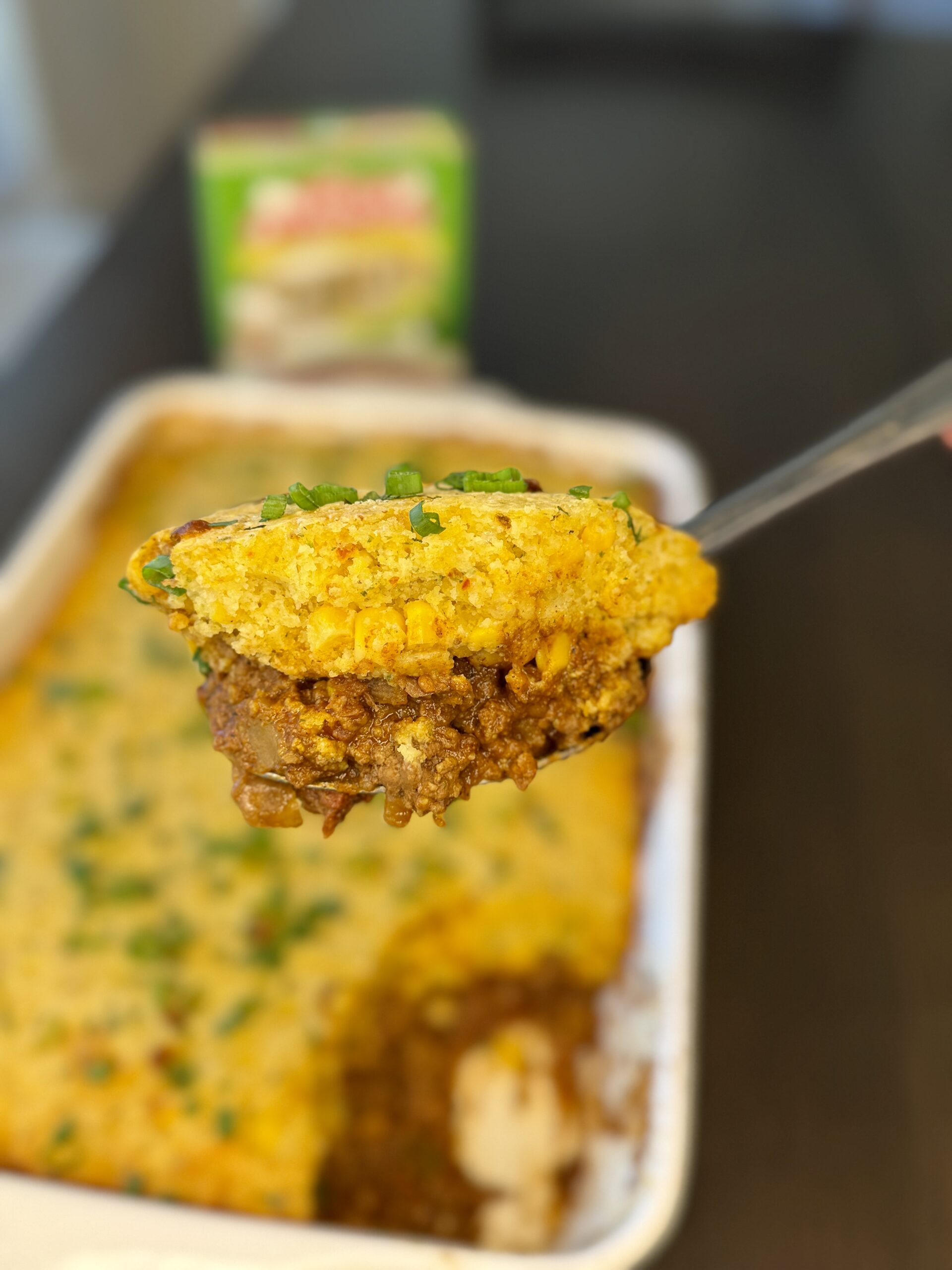 Chili Cornbread Casserole