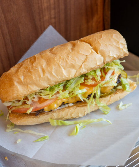 Bozo’s Hamburger Po’Boy