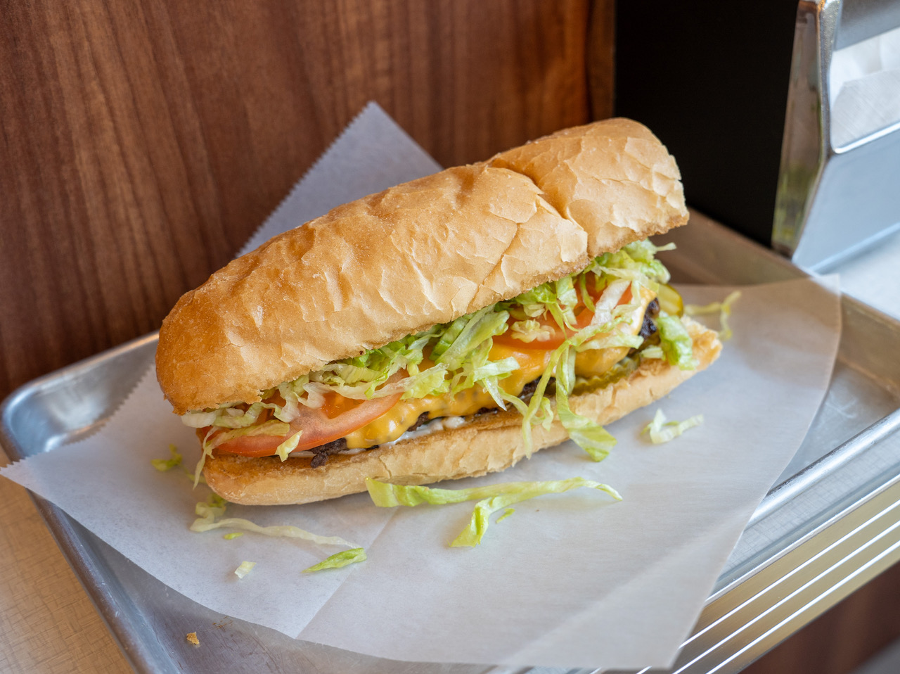 Bozo’s Hamburger Po’Boy