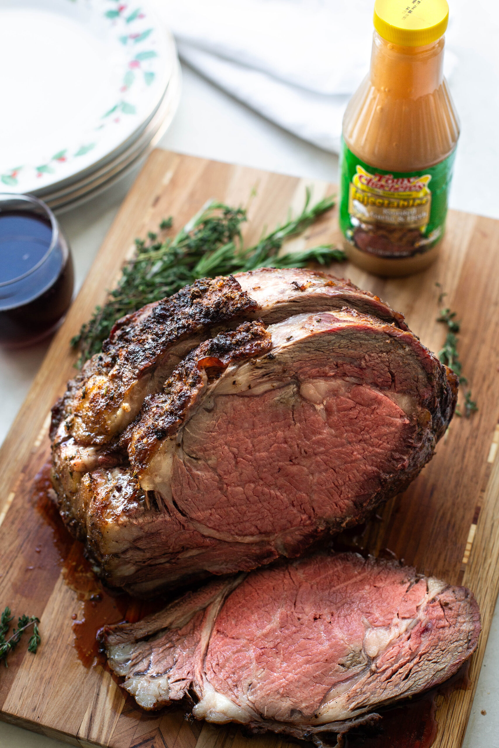 Smoked Standing Rib Roast