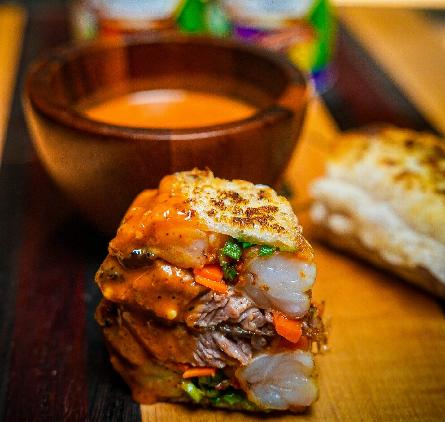 Crispy Surf & Turf Dumplings