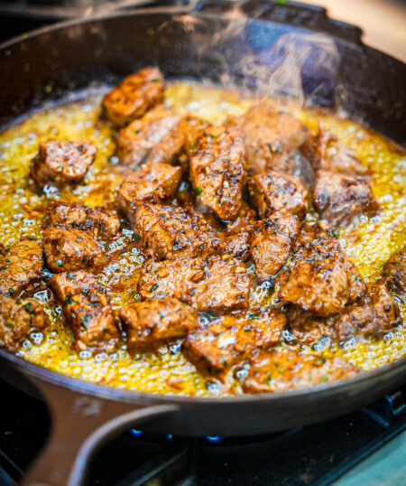 Cajun Butter Steak Bites