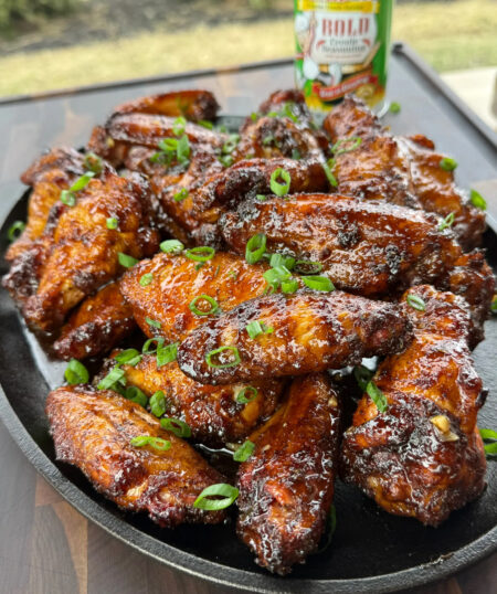 Smoked Hot Honey Chicken Wings