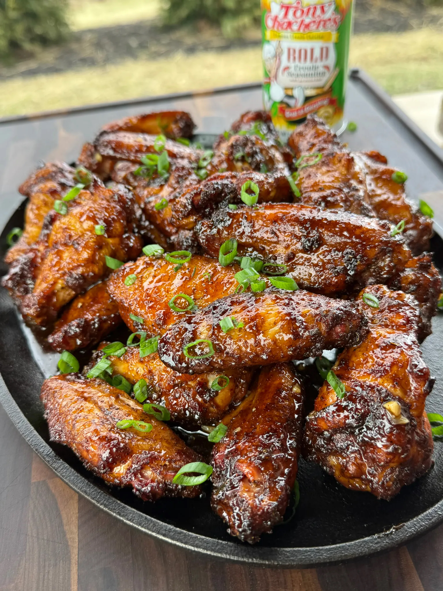 Smoked Hot Honey Chicken Wings
