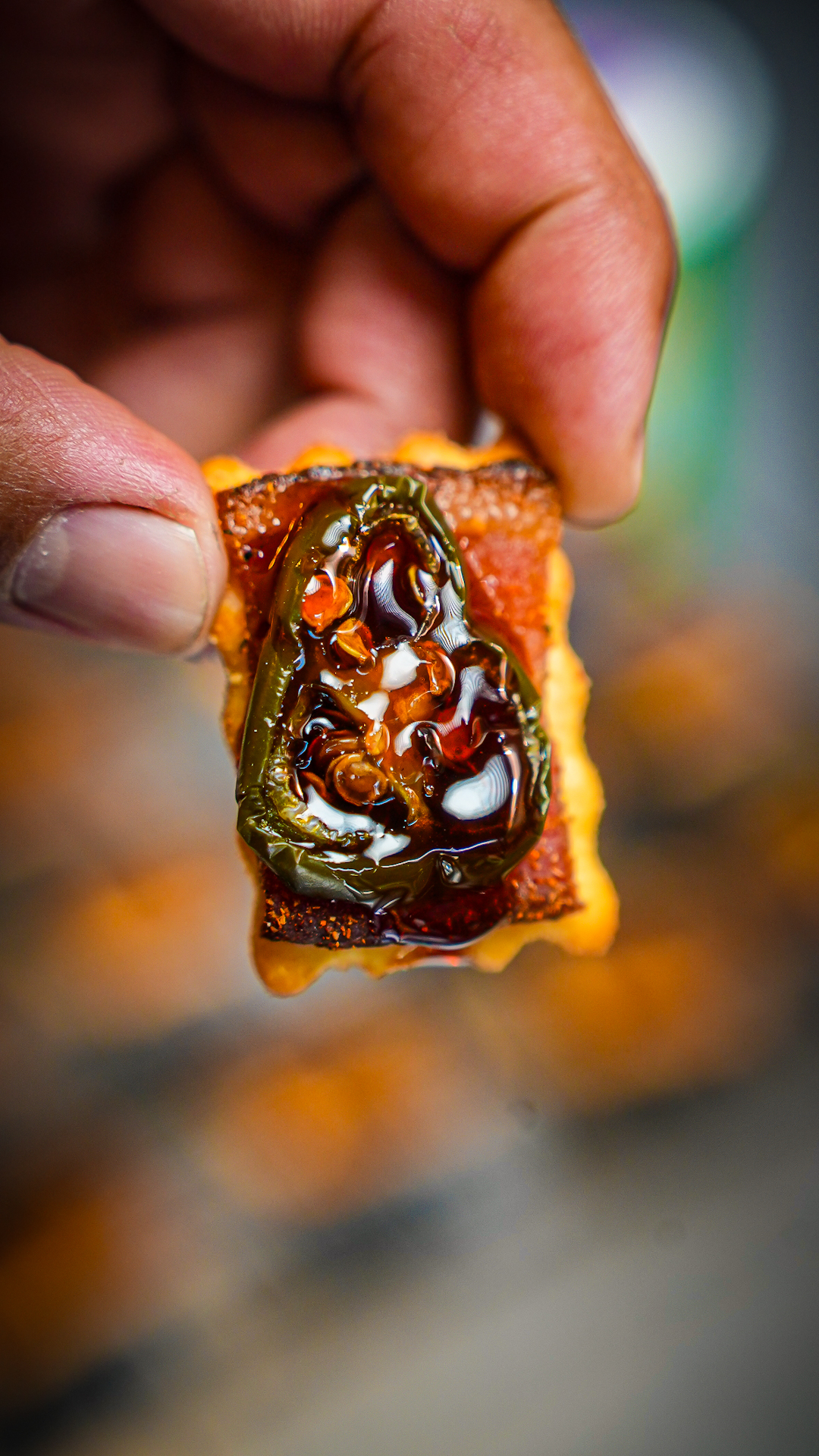 Spicy Bacon Crackers