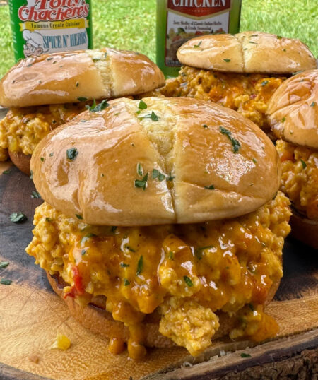 Creamy Cajun Chicken Sloppy Joes