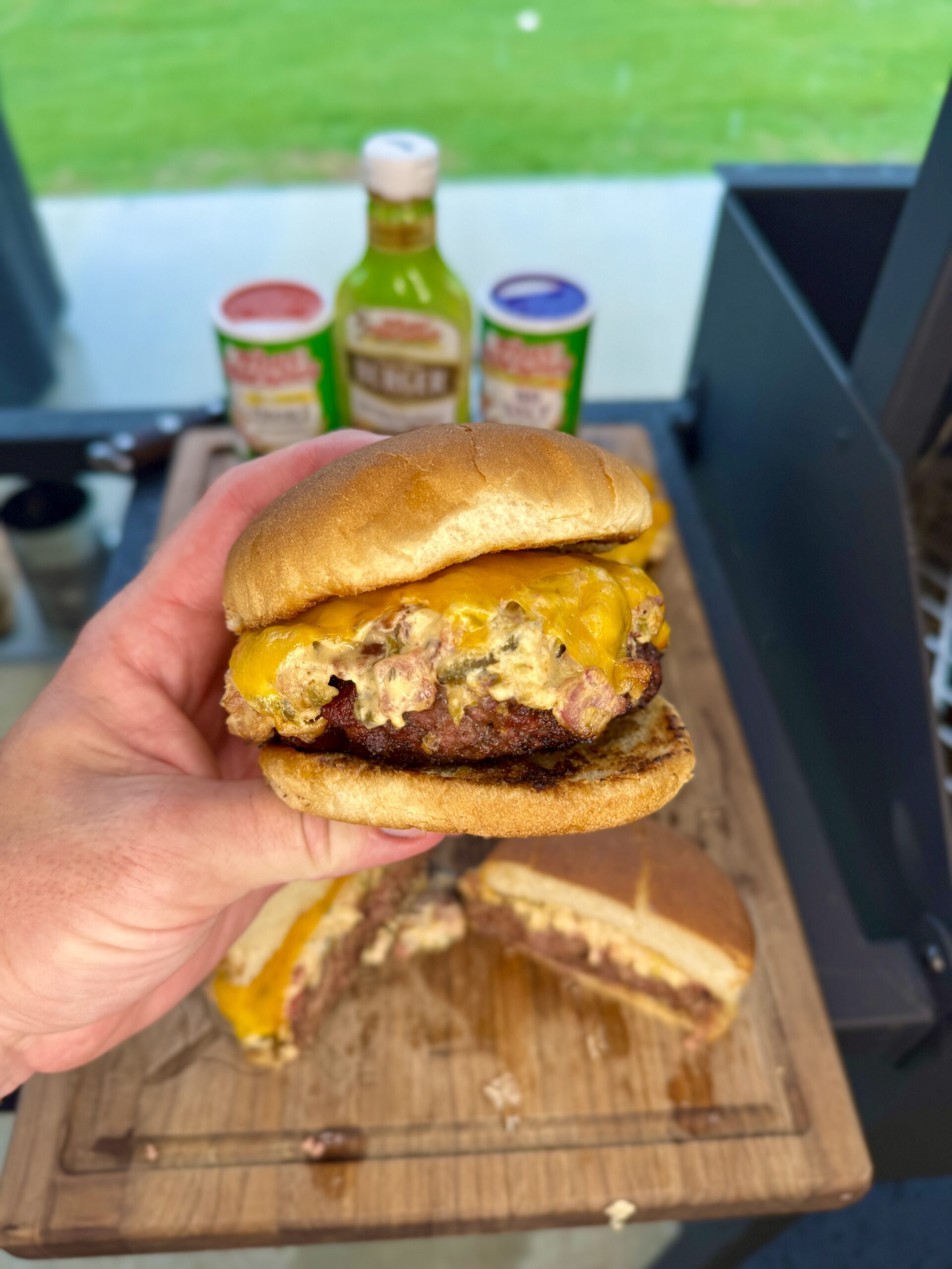 Jalapeno Poppers Cheese Burgers