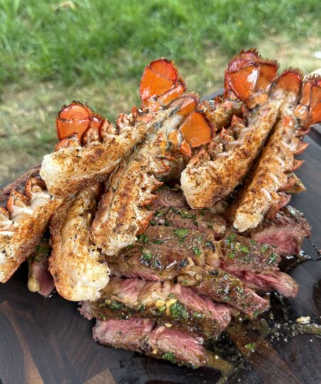 Tomahawk Steak & Grilled Lobster