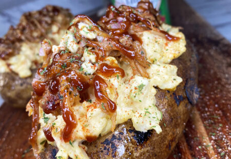 Loaded Once Baked Potato