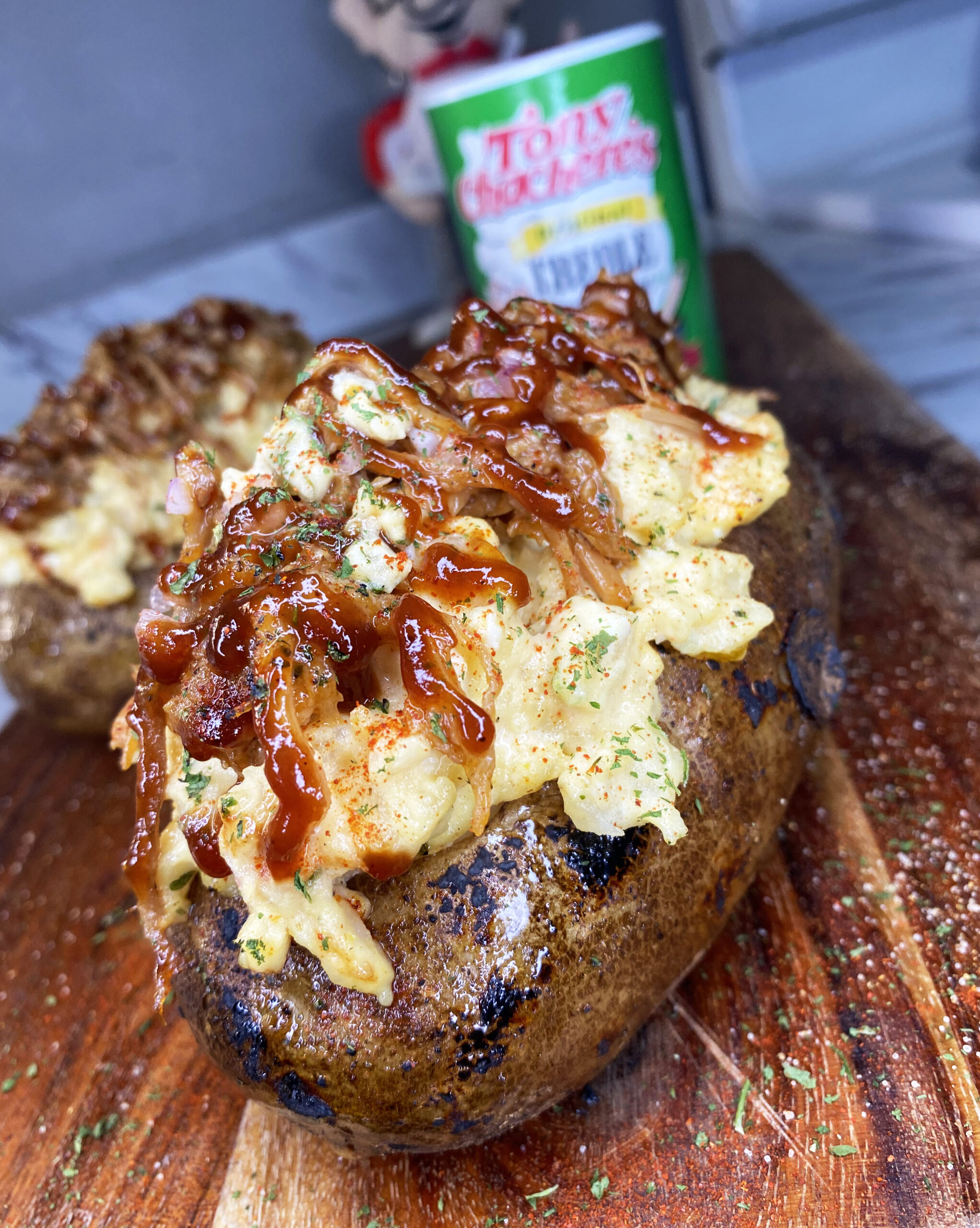 Loaded Once Baked Potato