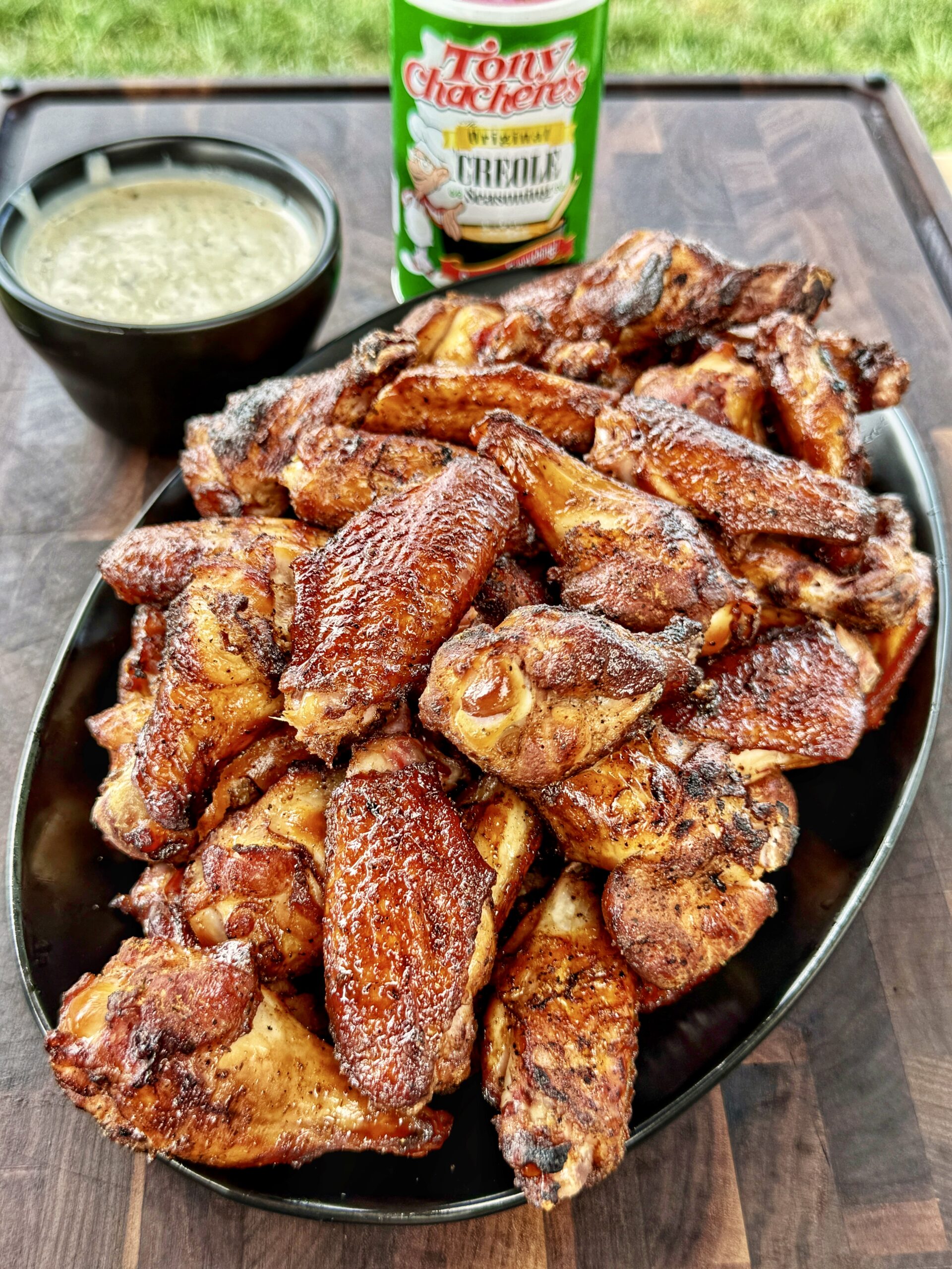 Smoked & Grilled Chicken Wings