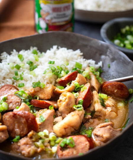 Chicken and Andouille Sausage Stew